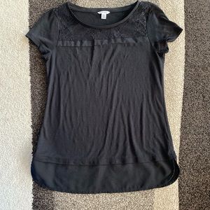 Women’s Black Calvin Klein short sleeve